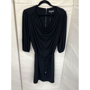 Ossie Clark Black Evening‎ Casual Dress 10 NEW